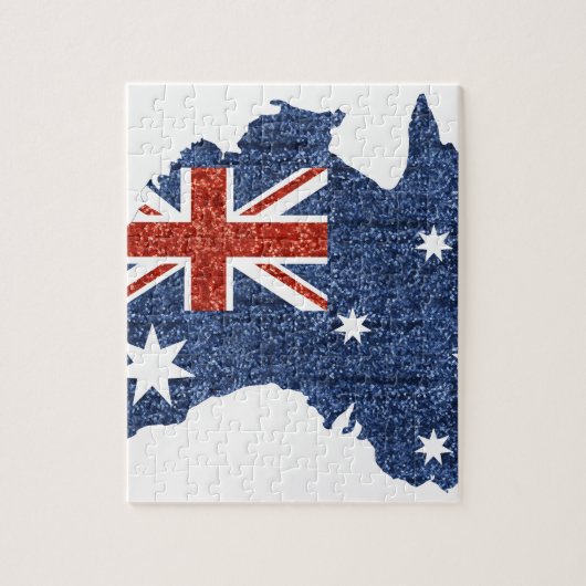australische Flagge Puzzle (Vertikal)