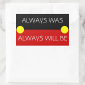 australische Flagge Rechteckiger Aufkleber (Tasche)