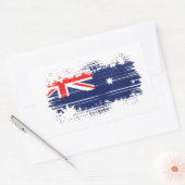 australische Flagge Rechteckiger Aufkleber (Umschlag)