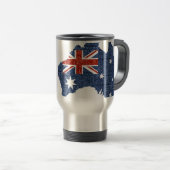 australische Flagge Reisebecher (VorderseiteRechts)