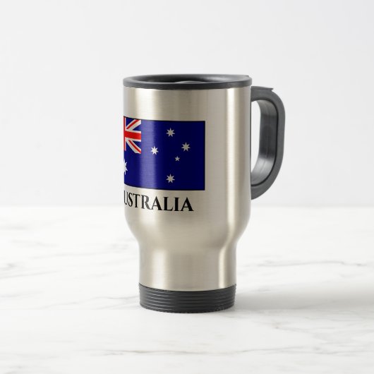 Australische Flagge Reisebecher (VorderseiteRechts)