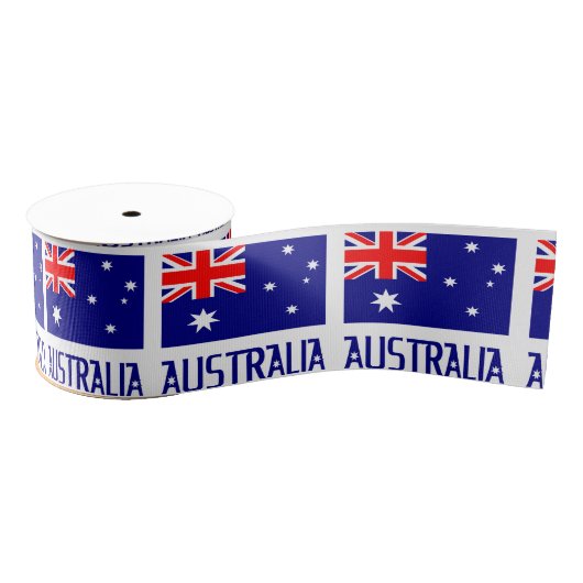 Australische Flagge Ripsband (Spule)