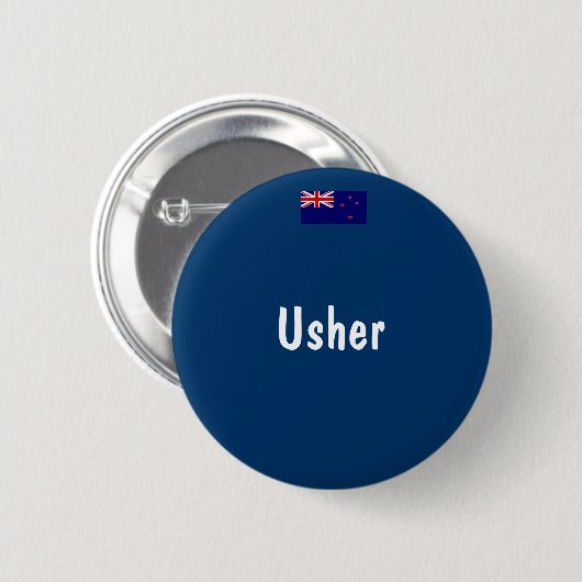 Australische Flagge Saalordner Button (Vorne & Hinten)