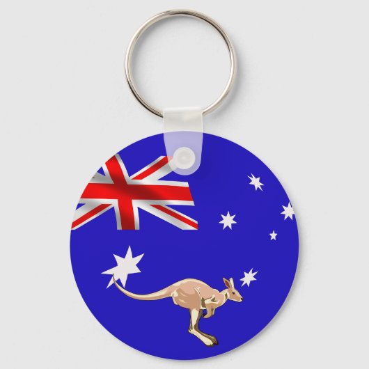 australische Flagge Schlüsselanhänger (Vorderseite)