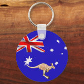 australische Flagge Schlüsselanhänger (Vorderseite)