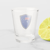 australische Flagge Schnapsglas (Rückseite)