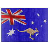 Australische Flagge Schneidebrett (Vorderseite)