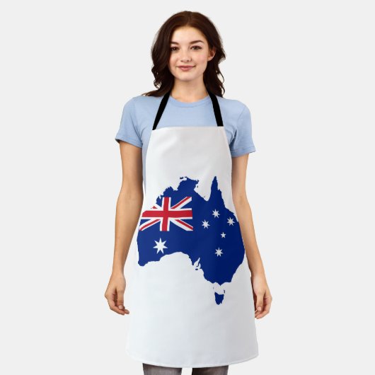 Australische Flagge Schürze (Getragen)