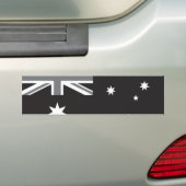 Australische Flagge Schwarzweiss Autoaufkleber (Auf Auto)