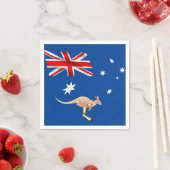 australische Flagge Serviette (Beispiel)