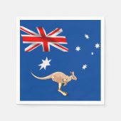 australische Flagge Serviette (Vorderseite)
