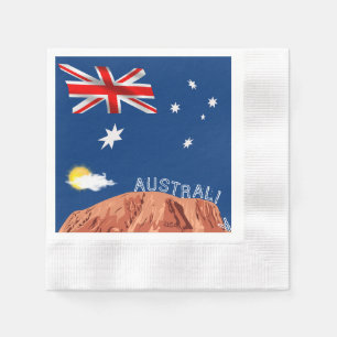 Australische Flagge      Serviette