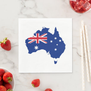 Australische Flagge Serviette