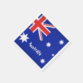 australische Flagge Serviette (Ecke)