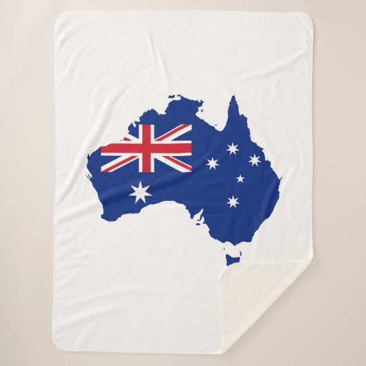 Australische Flagge Sherpadecke (Vorderseite)