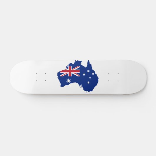 Australische Flagge Skateboard (Horizontal)