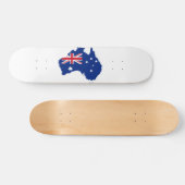 Australische Flagge Skateboard (Horizontal)