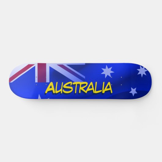 australische Flagge Skateboard (Horizontal)
