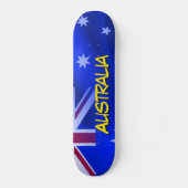 australische Flagge Skateboard (Vorderseite)