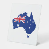 Australische Flagge Sockelschild (Vorderseite)