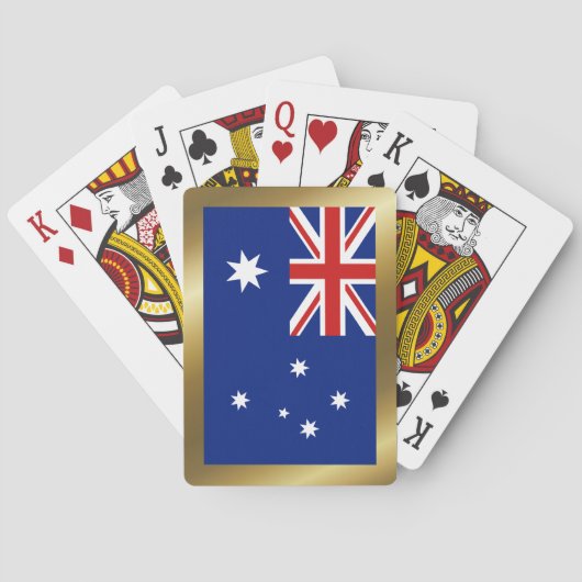 Australische Flagge Spielkarten (Rückseite)