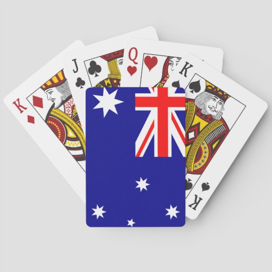 Australische Flagge Spielkarten (Rückseite)