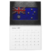 Australische Flagge Stone Texture Kalender (Jan 2027)