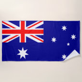 australische Flagge Strandtuch (Vorderseite)
