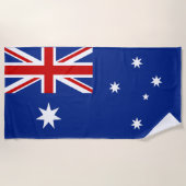 Australische Flagge Strandtuch (Vorderseite)