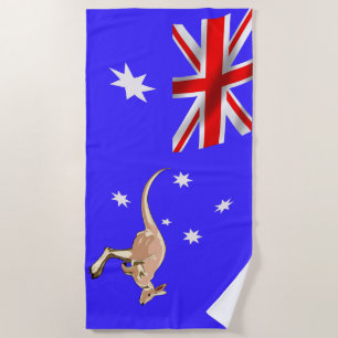 Australische Flagge Strandtuch