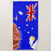 Australische Flagge Strandtuch (Vorderseite)