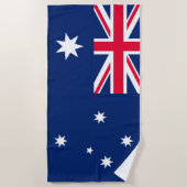 Australische Flagge Strandtuch (Vorderseite)
