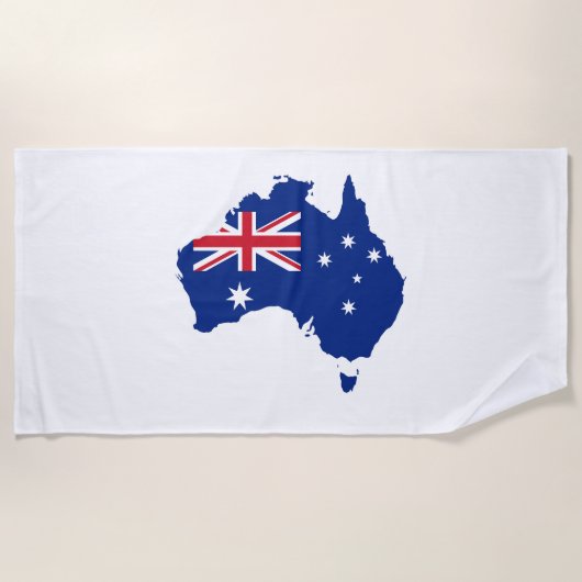 Australische Flagge Strandtuch (Vorderseite)