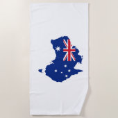 Australische Flagge Strandtuch (Vorderseite)