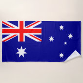 Australische Flagge Strandtuch (Vorderseite)
