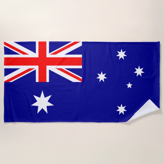 Australische Flagge Strandtuch (Vorderseite)