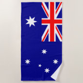 Australische Flagge Strandtuch (Vorderseite)