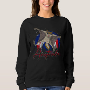 Australische Flagge Sugar Glider Aussie Animal Aus Sweatshirt