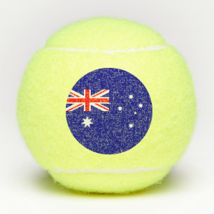 australische Flagge Tennisbälle