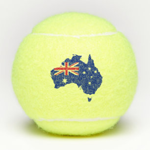 Australische Flagge Tennisbälle