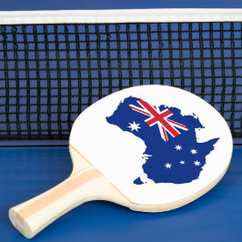 Australische Flagge Tischtennis Schläger