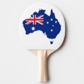 Australische Flagge Tischtennis Schläger (Vorderseite)