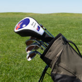 Australische Flagge und Mit Monogramm Golf Clubs Golf Headcover (In SItu)