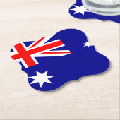 Australische Flagge Untersetzer (angewinkelt)
