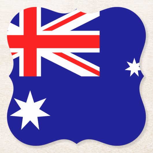 Australische Flagge Untersetzer (Vorderseite)