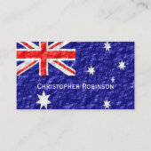 Australische Flagge Visitenkarte (Vorderseite)