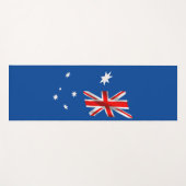 Australische Flagge Yogamatte (Vorderseite (Horizontal))