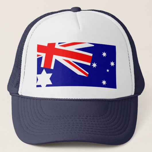 Australische Flaggen-Kappe Truckerkappe (Vorderseite)