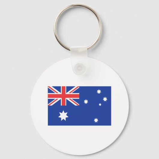 Australische Flaggen-T - Shirt und -Geschenke Schlüsselanhänger (Vorderseite)