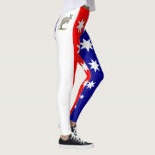 Australische Flaggenfarben ~Kangaroo ~ Einzigartig Leggings (Rechts)